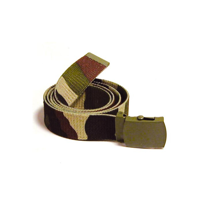 Cintura tela camuflaje hebilla kaki seguridad defensa cinturon militario policia armada militario jr international - 1