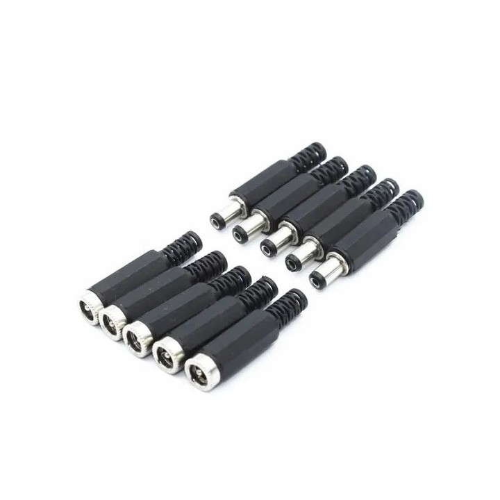 Connecteur d alimentation cc femelle 2.1mm x 5.5mm 1 pièce
