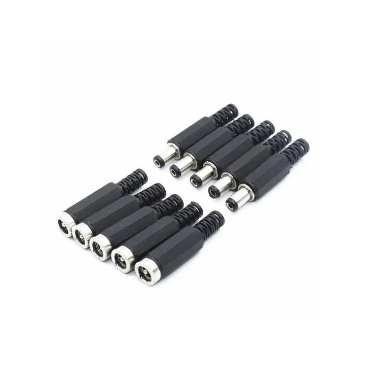 Dc buchse 2.1mm x 5.5mm plastik