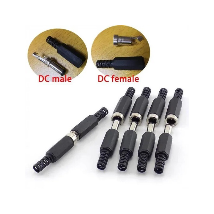 Connecteur d alimentation cc femelle 2.1mm x 5.5mm 1 pièce