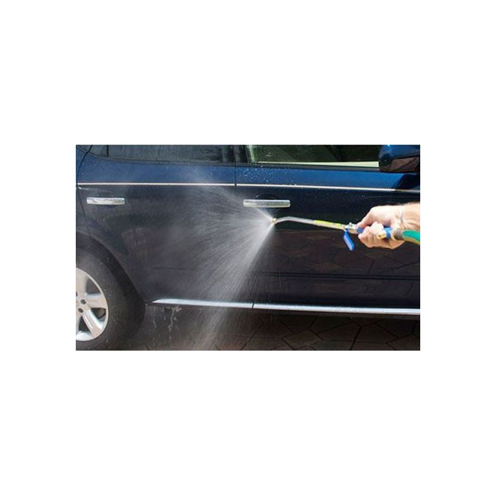 Lanza hidrolimpiadora agua de lavado sprays flexibles cabeza metálica 5 en 1 línea jet 2 xhose - 1