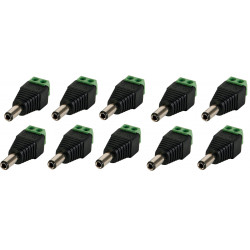 5,5 x 2,1 millimetri maschio CC per viti di connessione maschio 5 pezzo CD022 jr international - 1