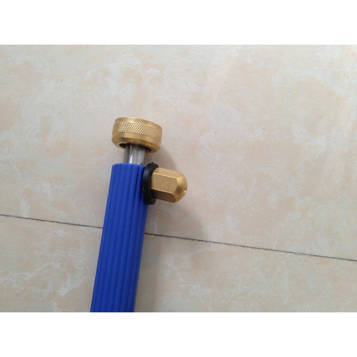 Lance pressione più pulita l'acqua di lavaggio spray flessibile testa di metallo 5 in 1 universale jet 2 xhose - 4