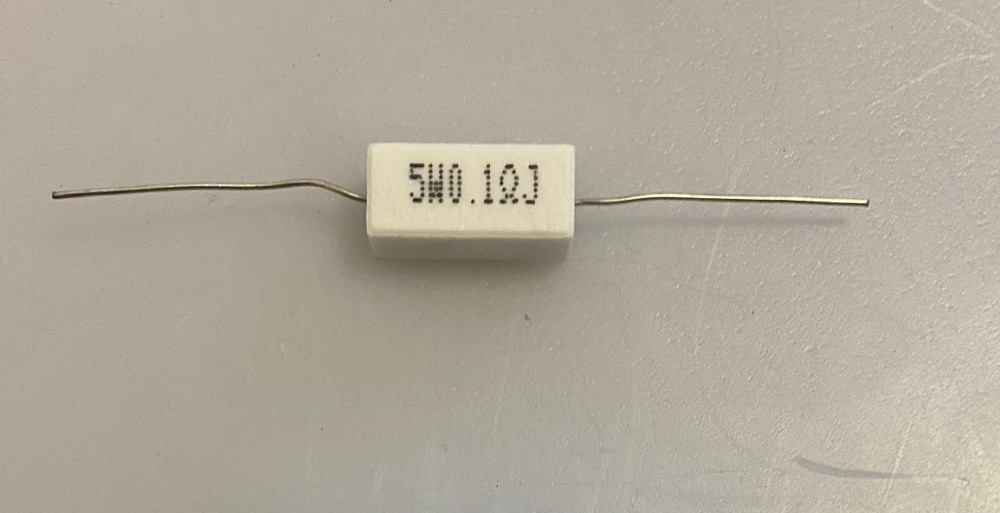Resistance bobinée cémentée 5w 0.1 ohms rebc5wor1