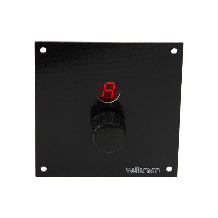 Lock estándar de codificación de código seguro con codificador rotatorio y k8082 display de 7 segmentos velleman - 4