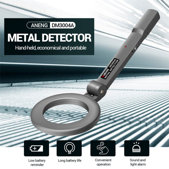 Professional Metal Detector DM3004A Handheld Pointer Alarm Scanner ad alta sensibilità