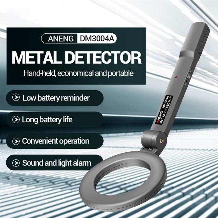 Professional Metal Detector DM3004A Handheld Pointer Alarm High Sensitivity Scanner