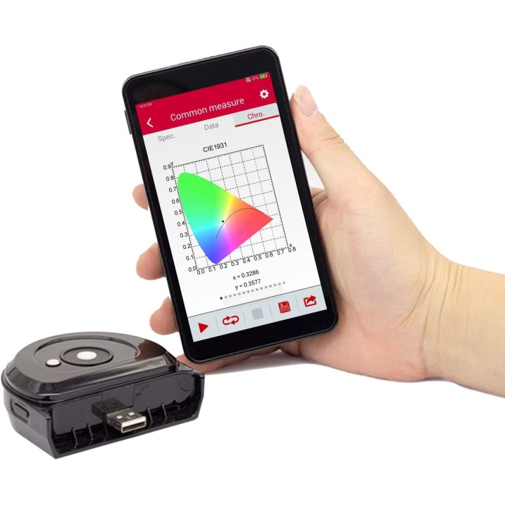 Misuratore di temperatura di illuminazione del colore fotometro professionale Spic-300aw