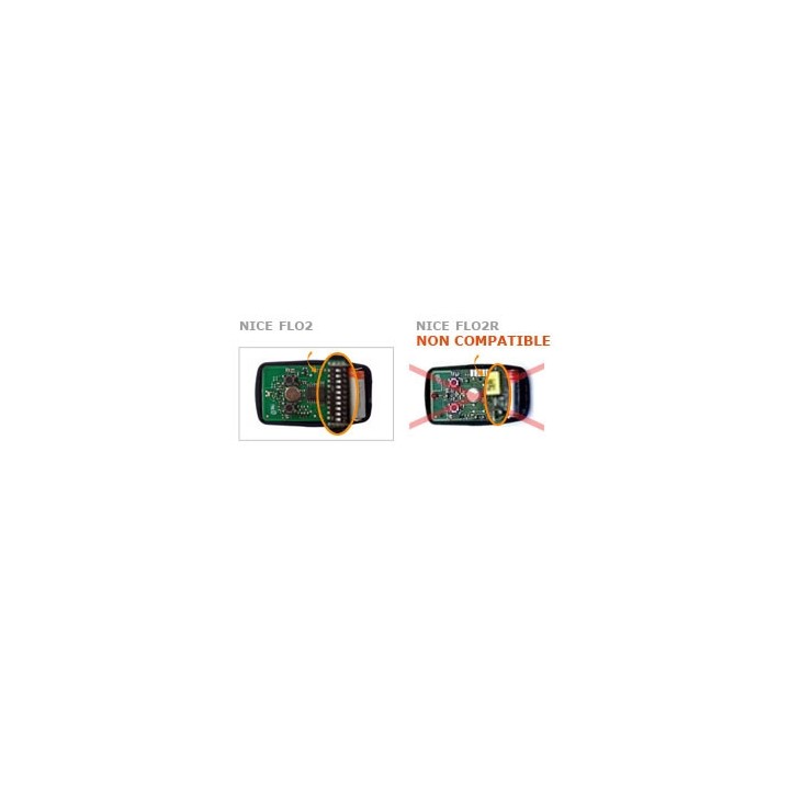Handsender nice tur handsender 2 kanale 433.92mhz flo nice
