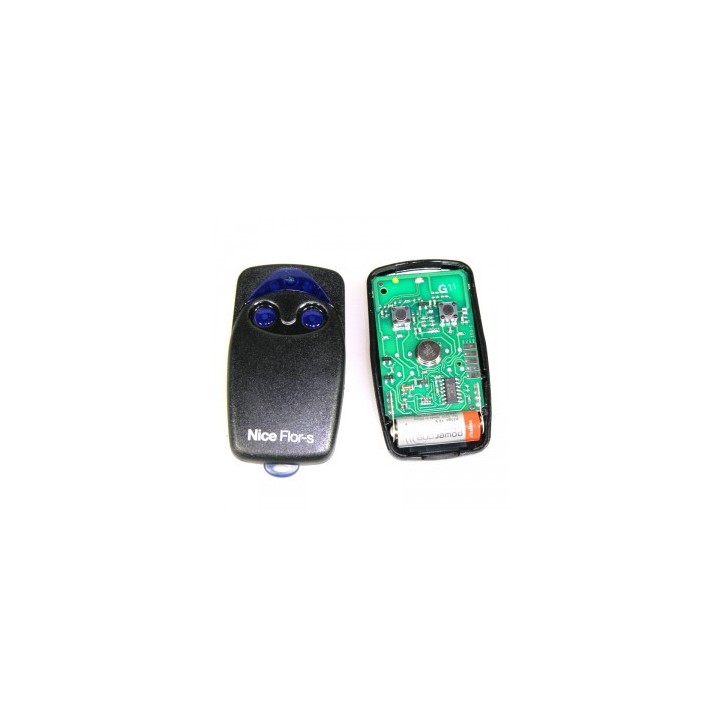 Telemando emisor nice 2 funcciones rolling code 433.92 mhz flo2r s flo2r s code roulant
