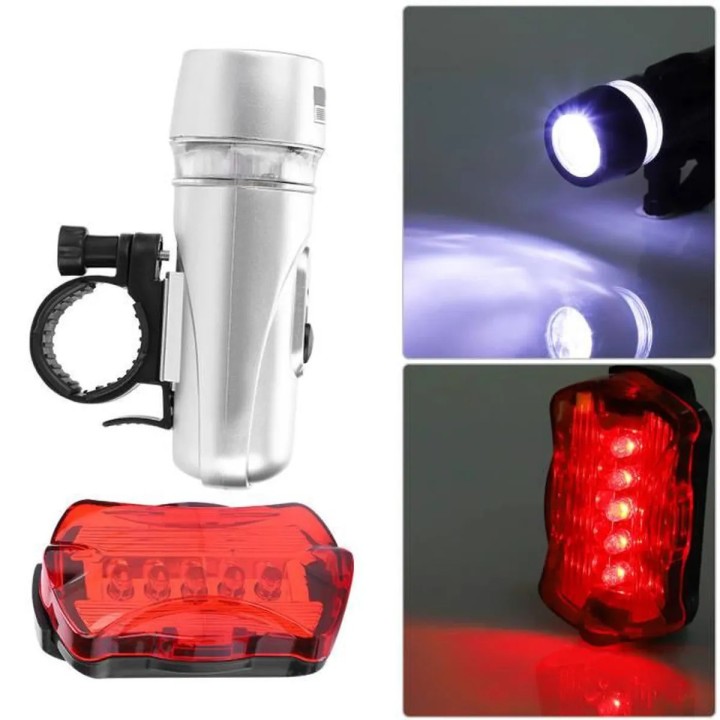 Led beleuchtung kit ebl ebl10 fahrrad fahrrad licht 5 weiße led 5 roten leds perel