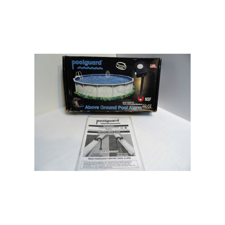 Alarme de piscine sirene sans fil poolguard pgrm-ag agree ce astm etl poolguard pool us