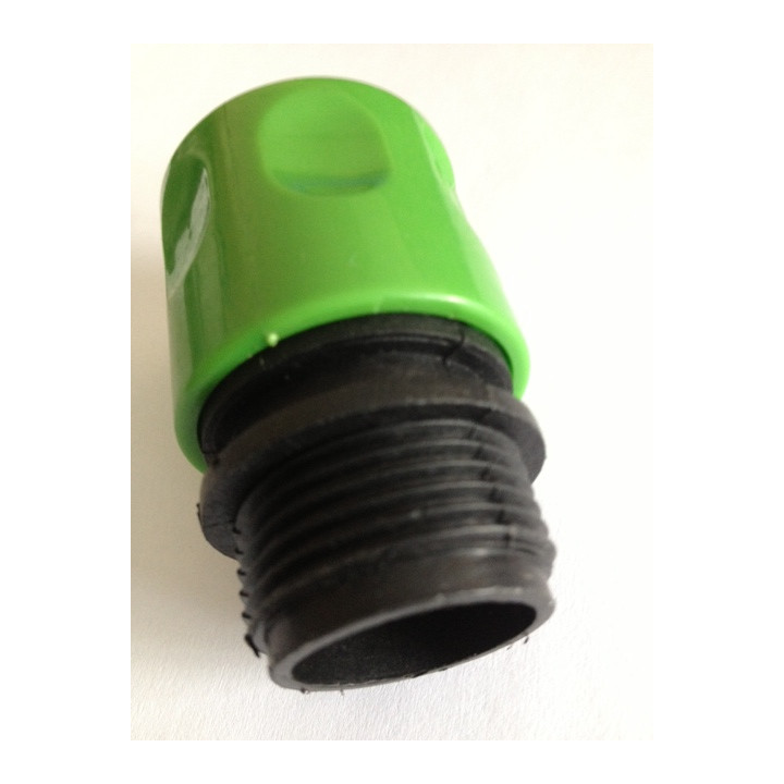 Garden faucet adapter 3/4 male 20/27 euro connector fitting gardena © stretch hose watering tnb - 4