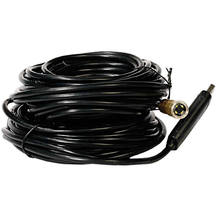 15m usb camera video inspection endoscope tube pipe unblocking color led waterproof ip66 somikon - 3