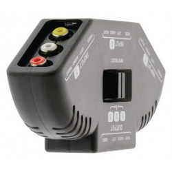 3-way audio / video selector + cable 3rca jr international - 14