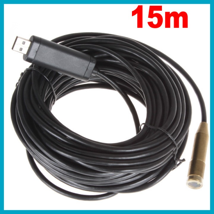 15m usb-kamera video-inspektion endoskoprohr rohr entsperrung farbe führte wasserdicht ip66 somikon - 2