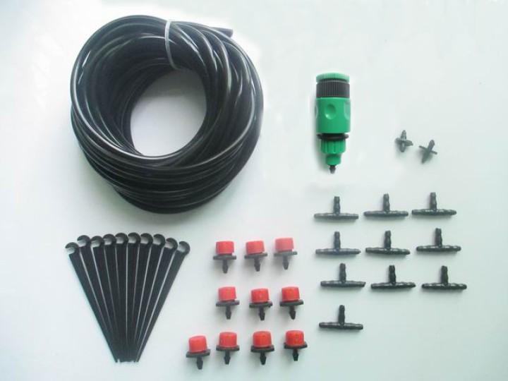 Kit 10 irrigazione irrigatori 10m portagomma gardena supporta irrigazione tubo x xhose - 3