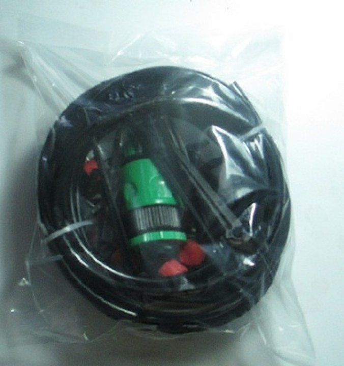 Conector kit 10 aspersores de riego gardena 10m portatubos riego manguera x xhose - 1