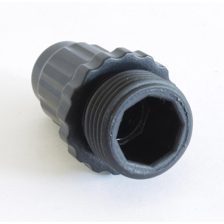 Male connector 3/4 male 20/27 connector for expandable tubing hose8 hose15 hose23 watering xhose - 1
