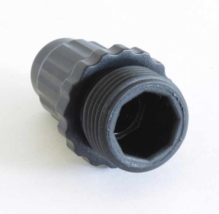 Stecker 3/4 männlich 20/27 anschluss für schläuche erweiterbar hose8 hose15 hose23 bewässerung xhose - 1