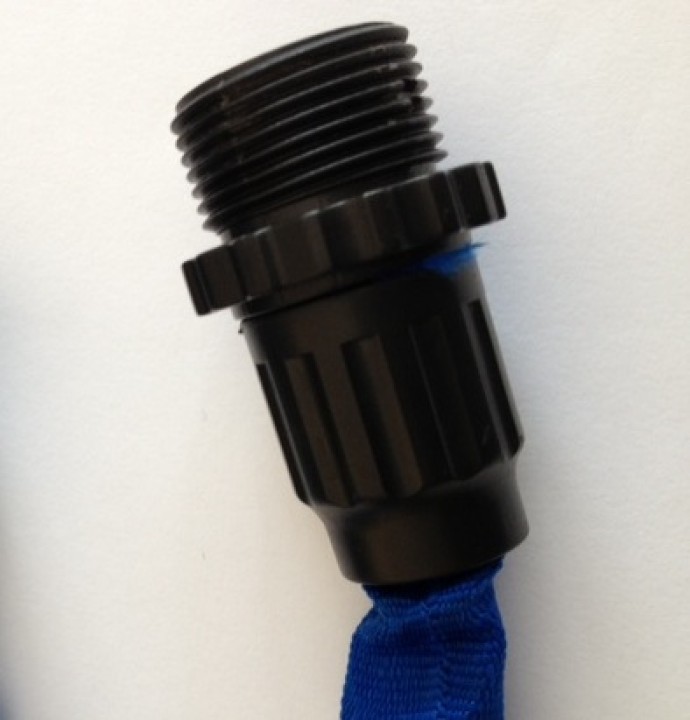 Conector macho conector de 3/4 macho 20/27 para el tubo expandible hose8 hose15 hose23 riego xhose - 4
