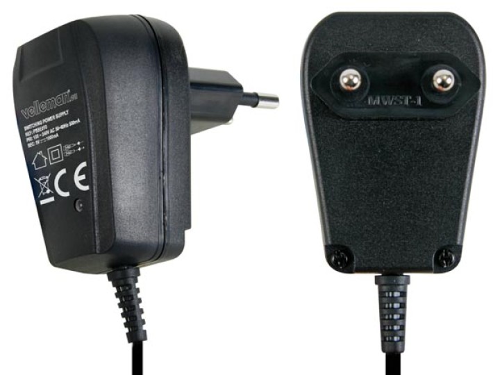 Netzteile schaltnetzteile 5v dc / 1000ma / stecker 2,1 x 5,5 mm ref: psse510 jr  international - 1