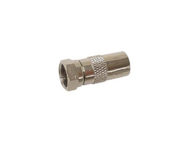 F stecker tv buchse tv adapter zubehor fur fernsehgerat antenne verbindung antenne anschluss velleman - 1
