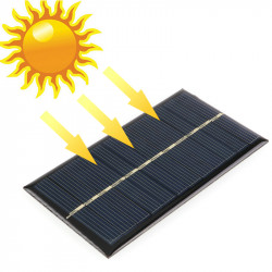 sistema de cargador o la batería de energía paquete Panel 6V 1W 167mA Solar jr international - 5