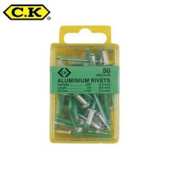 Rivetti in alluminio 3.15x12mm per confezione da 50 pezzi ref: ouckt3819a415 cen - 1