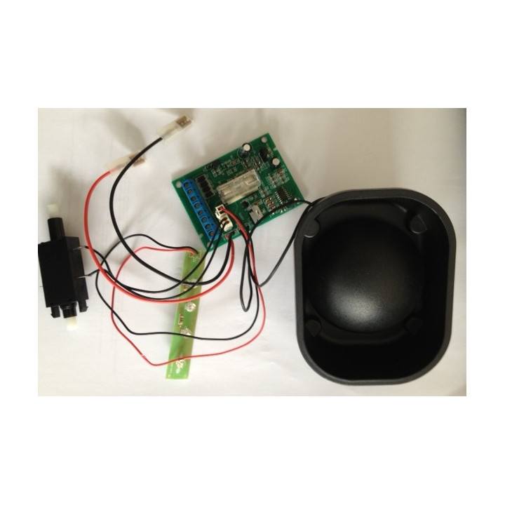 Complete electronic circuit + hp self-powered siren alarm sa120n eliminator 3i - 1