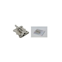 Perno de 80 mm de acero del perno de metal redondo utilidad de cerrar la puerta del armario 85.519 cogex - 1