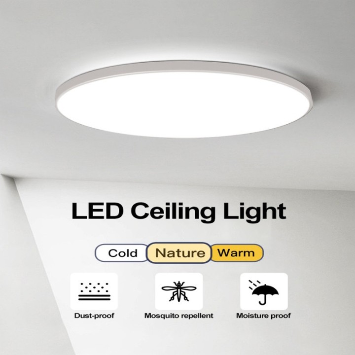 Plafonnier LED circulaire 20w éclairage d'intérieur luminaire de plafond idéal salon chambre cuisine
