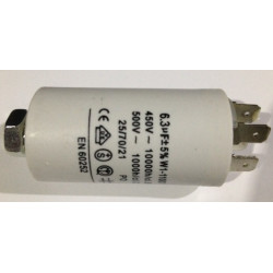 Capacitor 7uf / 450 v + earth candy - 1