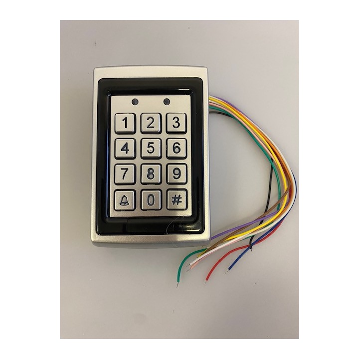 Impermeable Rfid de metal Teclado de control de acceso con 1000 usuarios 125 KHz