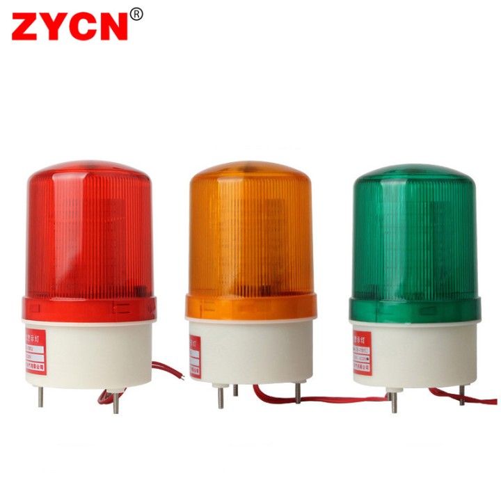 Baliza electrica fija 12vdc LED 10w LTE-1101 ambar ip 65 tornillo fijacion baliza naranja luz amarilla