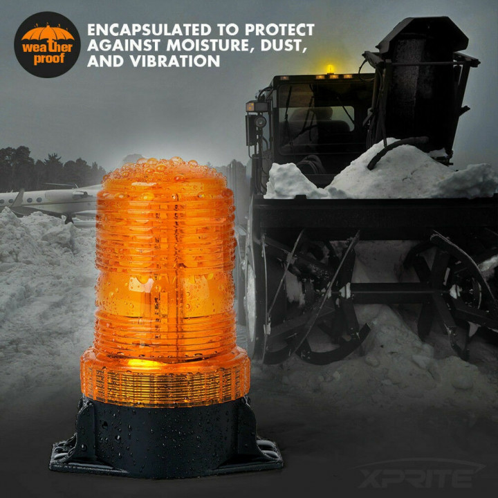 Signal lumineux Orange clignotant 12v 24v cc tracteur alarme signalisation feux camion signalisation