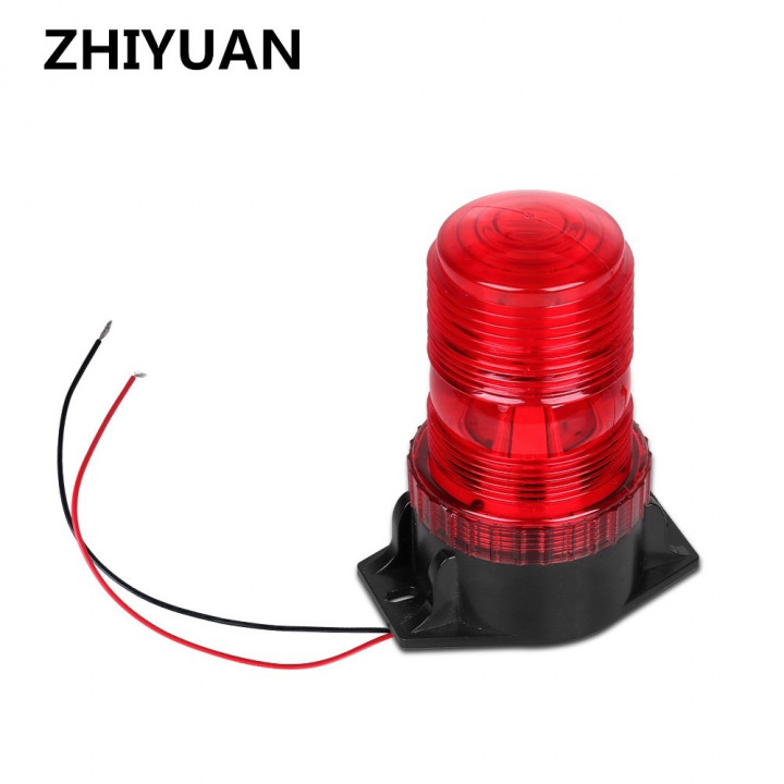 Luz de señal intermitente rosso 12v 24v DC Luces de señalización de alarma de tractor Señalización de camiones