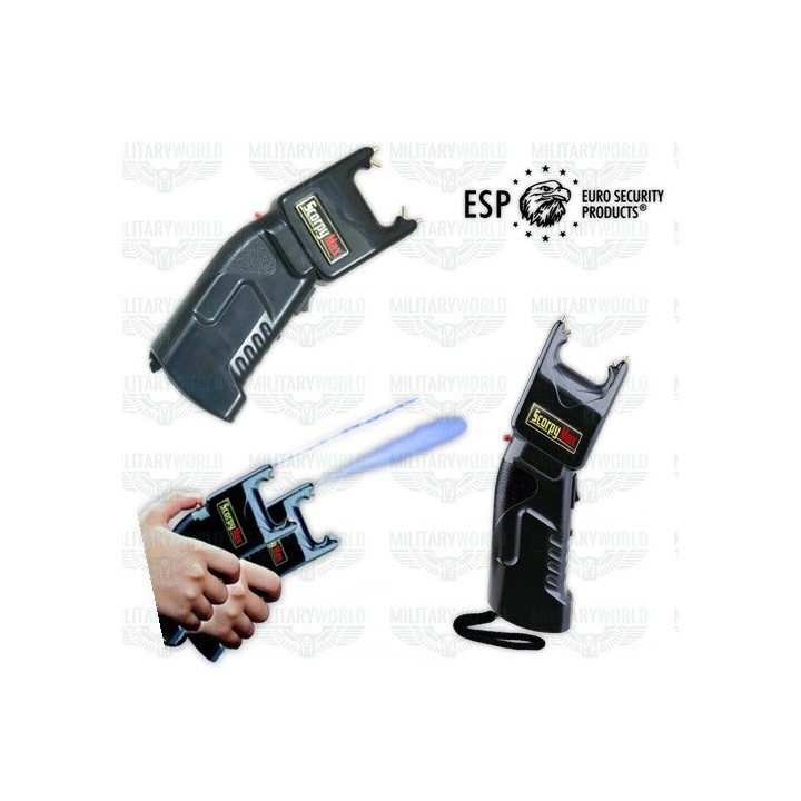 Taser paralyseur defense shocker electrique 200kv scorpy 200 scorpion arme gaz cs anti agression