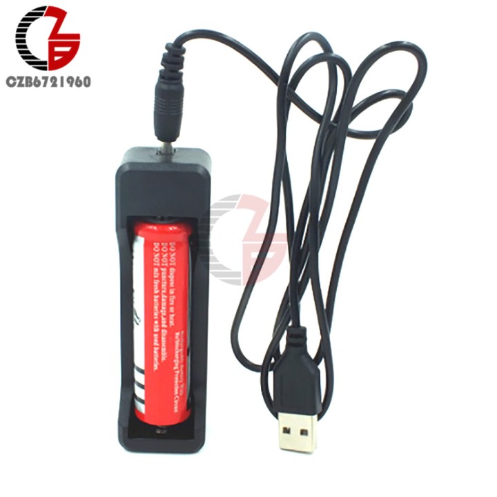 Boitier Bloc Coupleur Support de 1 Batterie Pile rechargeable 18650 3.7v usb 4.2v