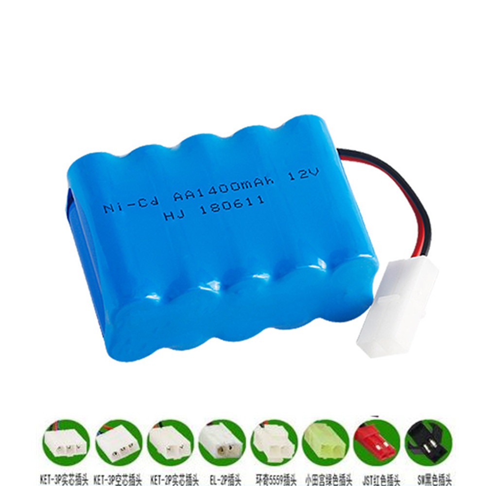 batería recargable NiCD 12v 1400mah robot de juguete Ni-CD AA 1000mah 1200mah 1300mah 1400mah