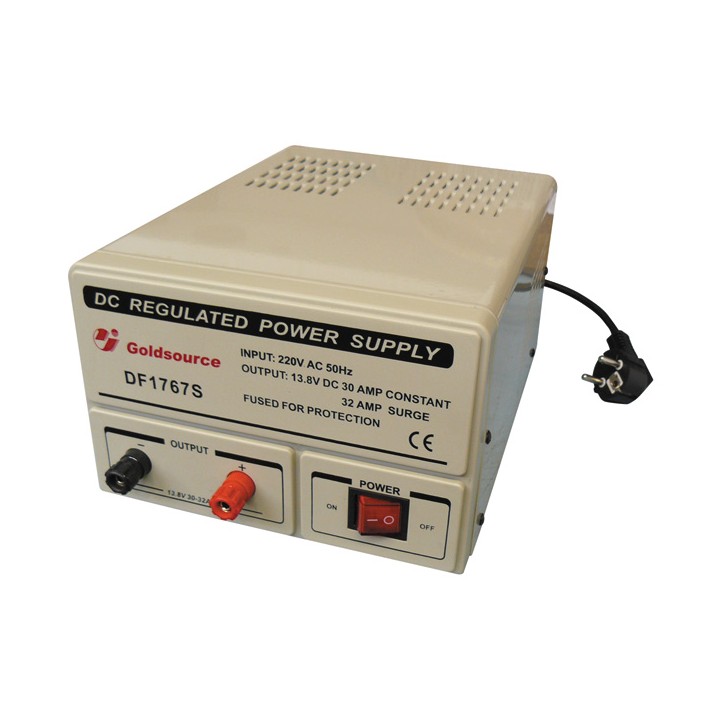 Alimentacion electrica 220vca 12vcc 13.8v 30 32a alimentacion sector 220v 12v jr international - 1