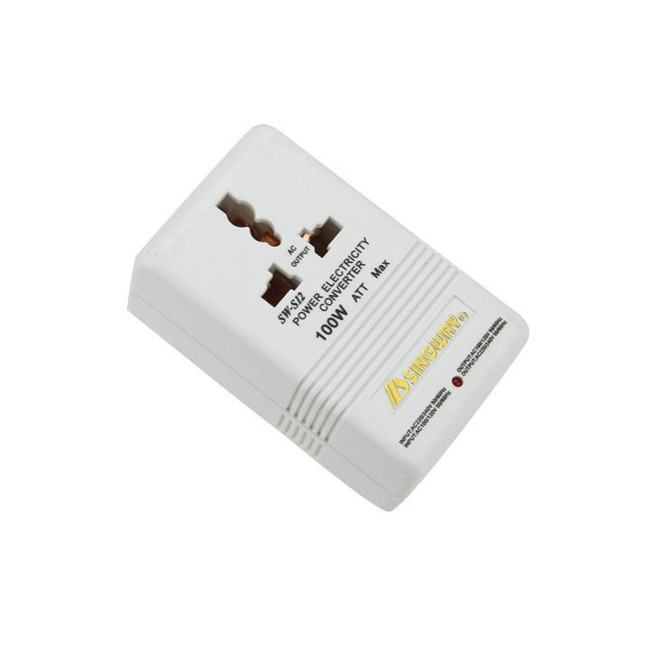 Convertitore Di Tensione Da 200 W, Da 220 V A 110 V, Adattatore Di Spina Compatto E Portatile Per Caricabatterie, Luci E Piccoli Elettrodomestici, Con Protezione Da Sovraccarico