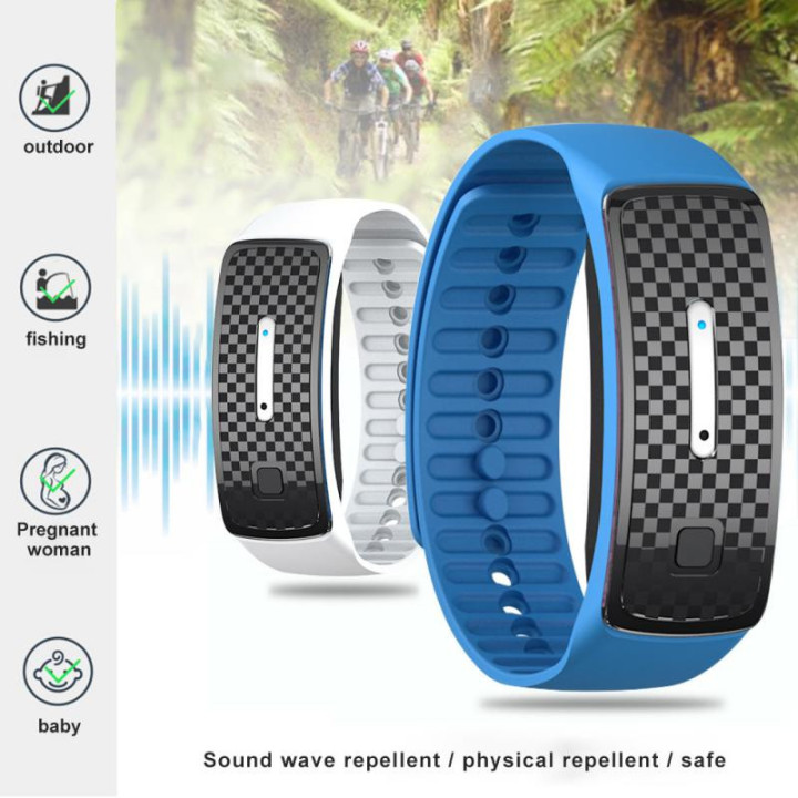 Anti-Mücken-Armband, Ultraschall-Insektenschutz, Malaria-Dengue-Chikungunya