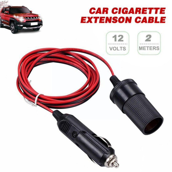 Cavo prolunga per accendisigari per auto 12V 10A 2M Maschio Femmina per interni D4F6