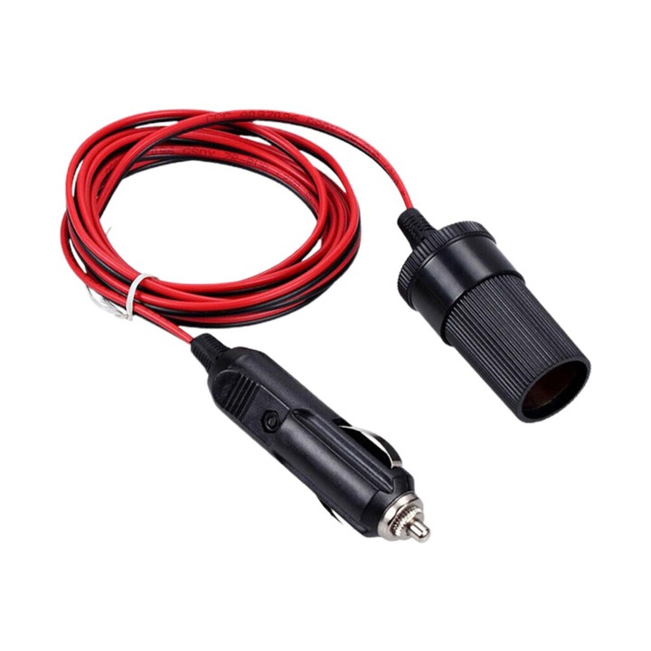Car Cigarette Lighter Extension Cable 12V 10A 5M Indoor Male Female D4F6