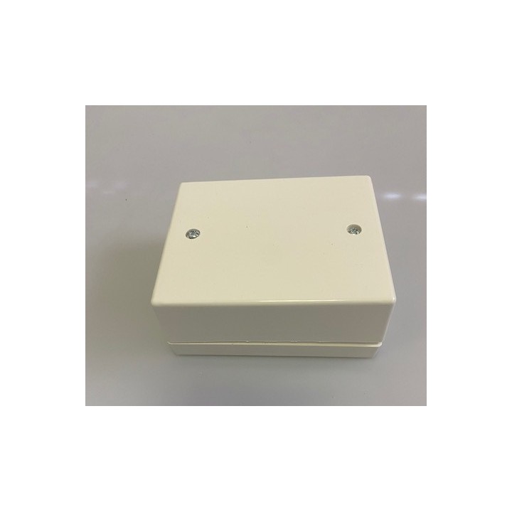 Boite jonction autoprotegee PVC 102x125x48mm boite derivation 24 plots jb30 boitier raccordement alarme telephonie