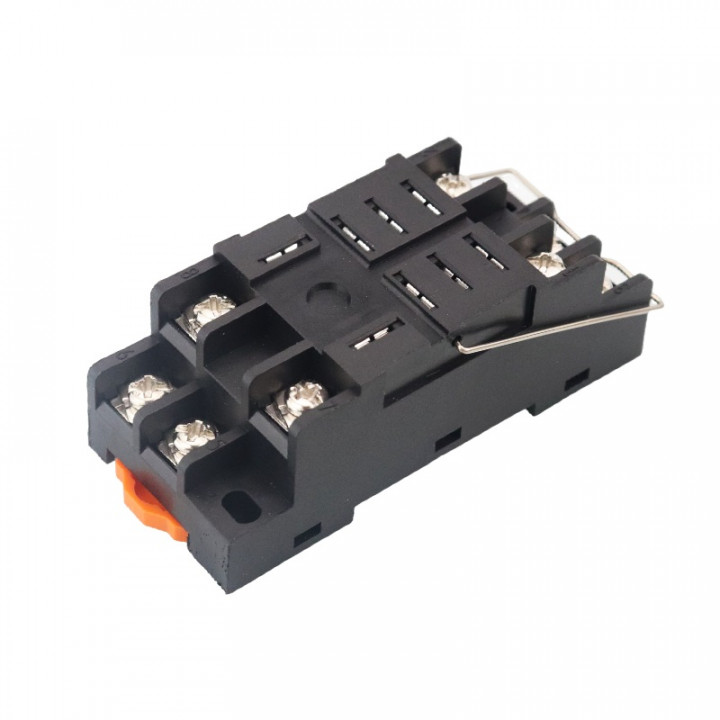 Support rail din JQX-30F 2Z 8-pin pour relais 30a REL220V30A REL12V30A