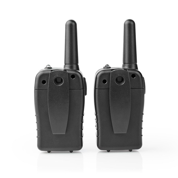 Walkie talkie pmr 446mhz 10 km range 8 channel black PTT VOX rechargeable batteries 3 h Micro USB 10 km