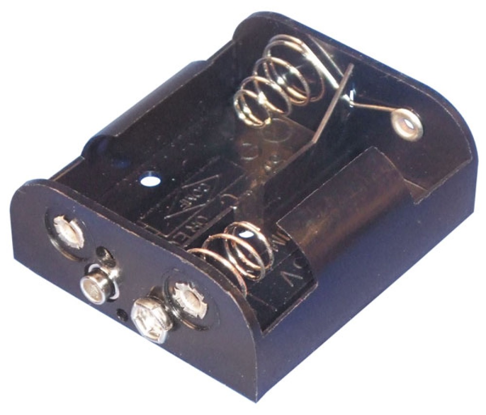 Battery holder for 2 x c cell (with snap terminals) velleman - 1