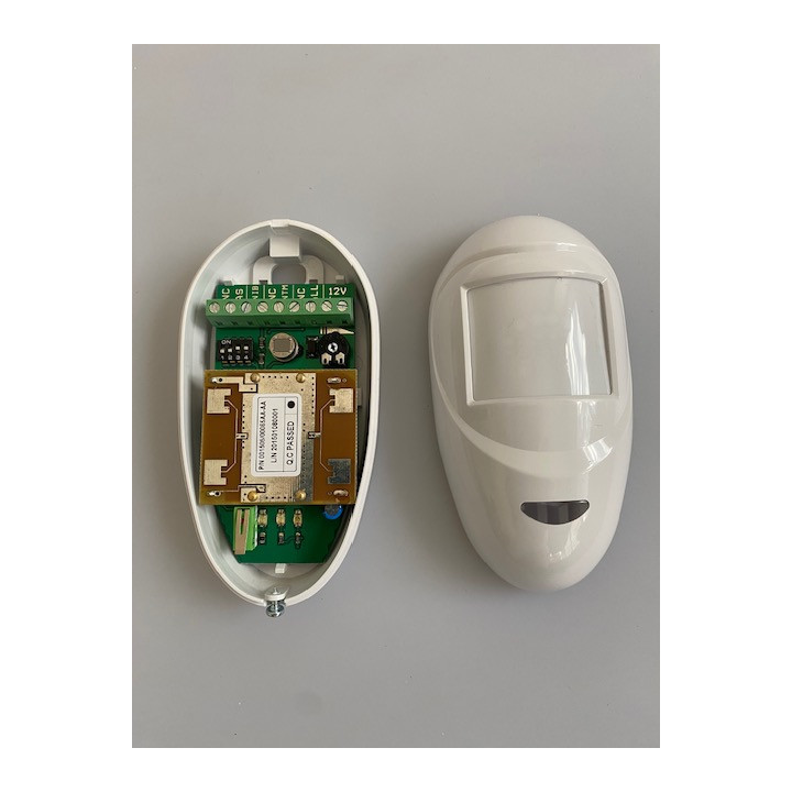 Detecteur bivolumetrique alarme hyperfrequence infrarouge bi technologie 12v detection ae/mwir15